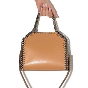 Stella McCartney Small Falabella Shoulder Bag Camel Brown